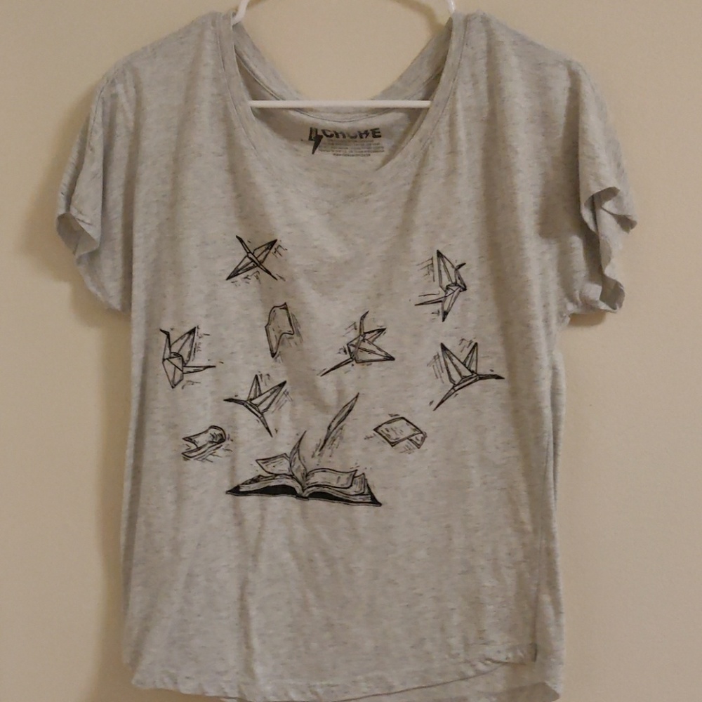 Origami paper Crane graphic t shirt